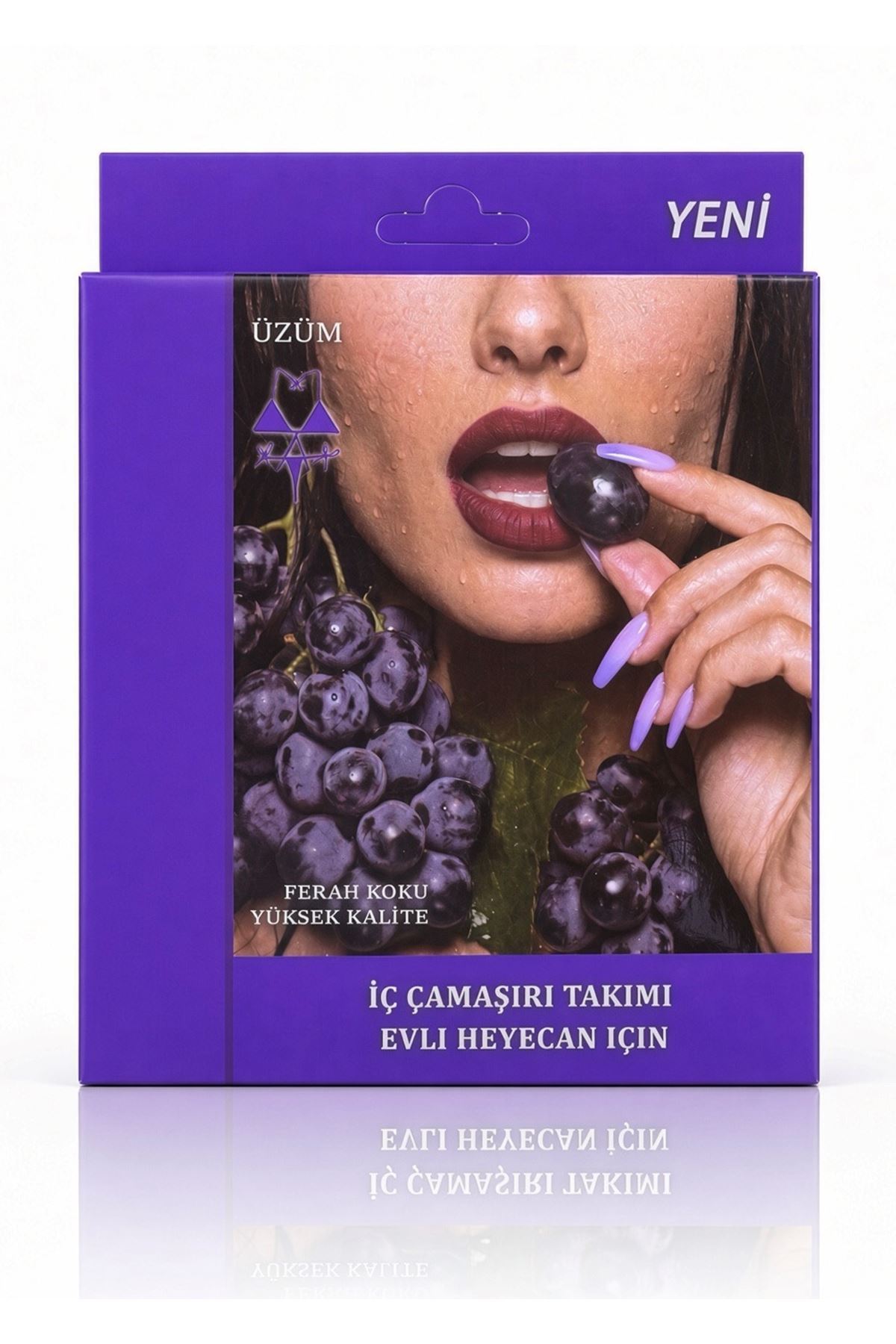 Üzüm Aromalı Yenilebilir İç Çamaşırı Takımı