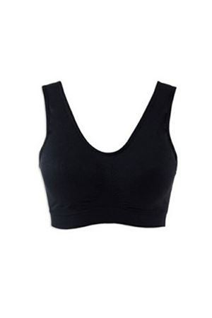 Geyik Giyim Siyah Dikişsiz Kadın Pedli Sütyen Korse