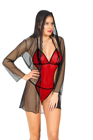 Geyik Giyim Kırmızı Fantezi 2' Li Takım