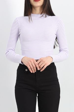Kaşkorse Yarım Balıkçı Fitilli Basic Body Lila - 19342.1567.