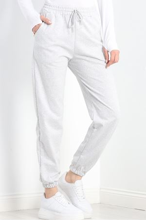 Paça Lastikli Eşofman Altı Gri - 20066.1250.