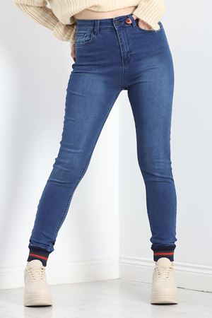 Paça Lastikli Kot Pantolon Mavi - 19569.1831.