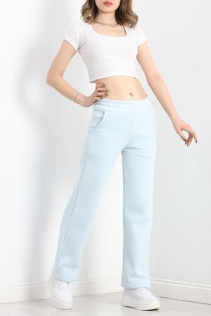 Üç İplik Palazzo Eşofman Altı Açıkmavi - 20970.1878.