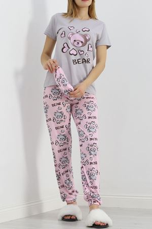 Desenli Pijama Takımı Grilila - 18964.1567.