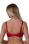 Geyik Giyim Bordo Dantelli Toparlayıcı Sütyen