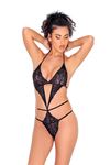 Geyik Giyim Siyah Dantel Bodysuit